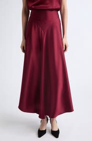 Altuzarra Ames Satin Maxi Skirt