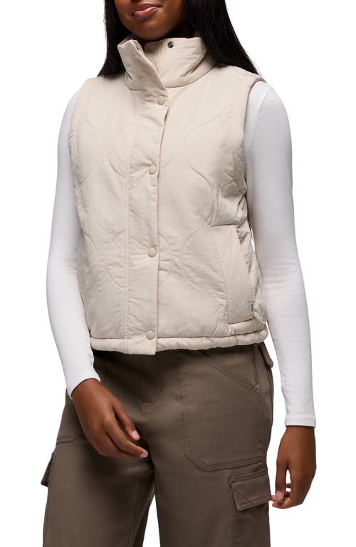 Prana Encinitas Quilted Vest In Gray