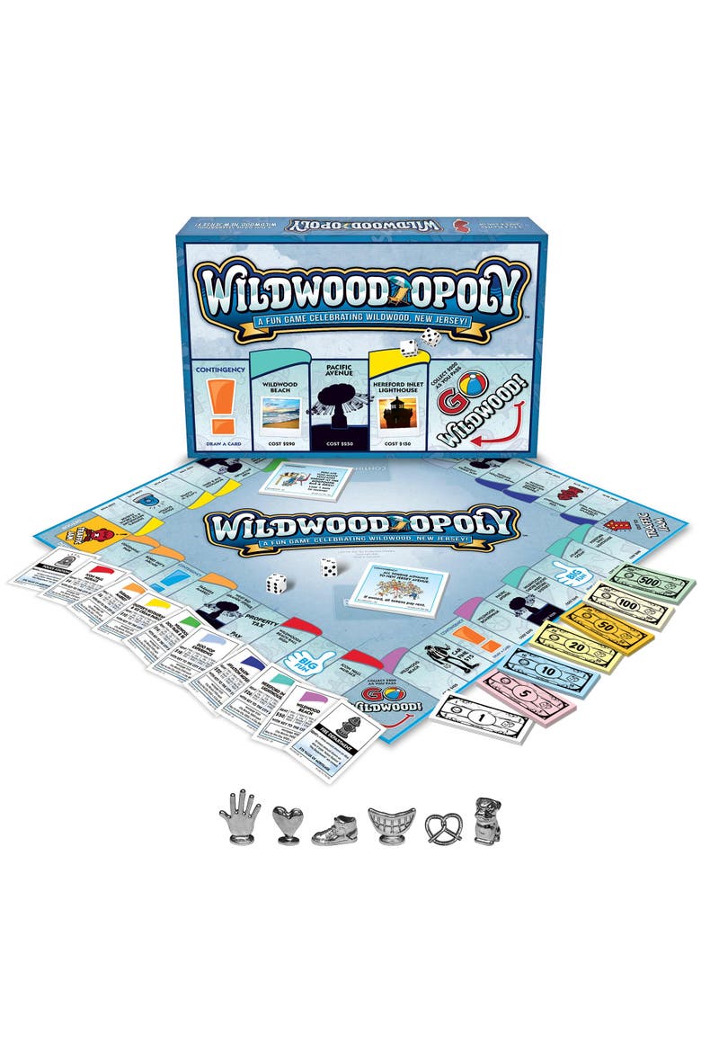 Wildwood Opoly Board Game, Alternate, color, Multicolored