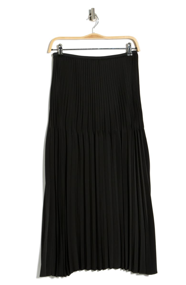 Gemma + Jane Pleated Midi Skirt, Main, color, Black