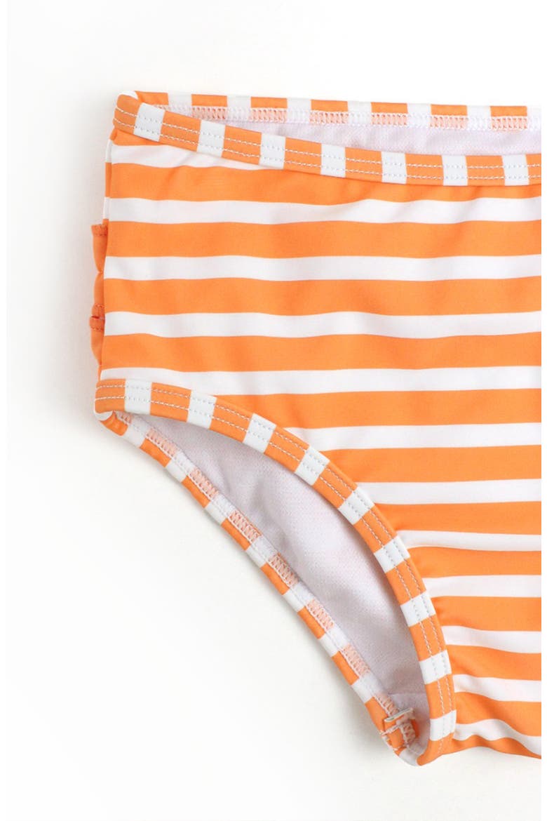 Orange You the Sweetest Long Sleeve Two-Piece Rashguard Swimsuit, Alternate, color, PINK