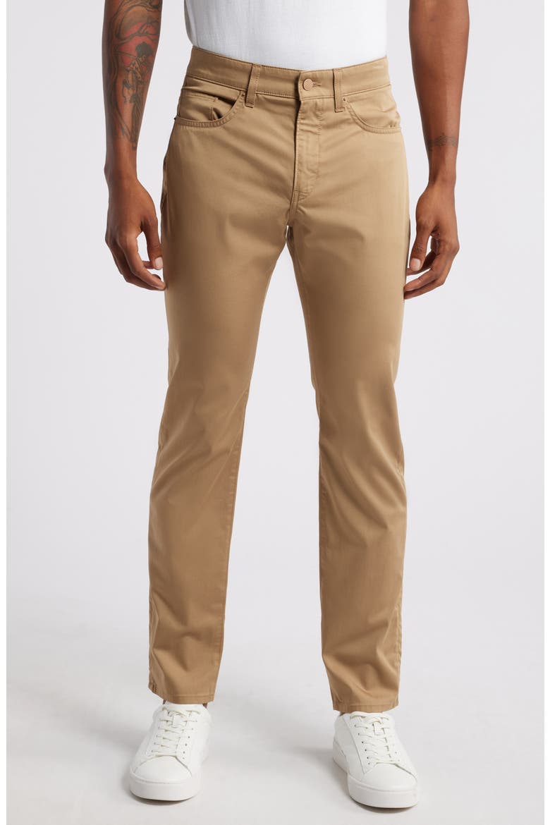 Delaware Stretch Five Pocket Straight Leg Pants, Main, color, OPEN BEIGE