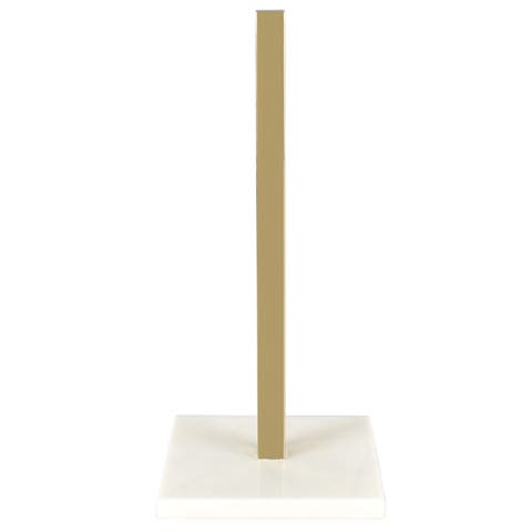Avery Modern Classic Metal with Non Slip Weighted Marble Base Paper Towel Holder