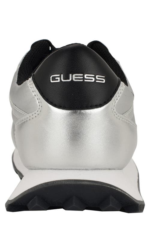 Guess Dorion Sneaker In Silver