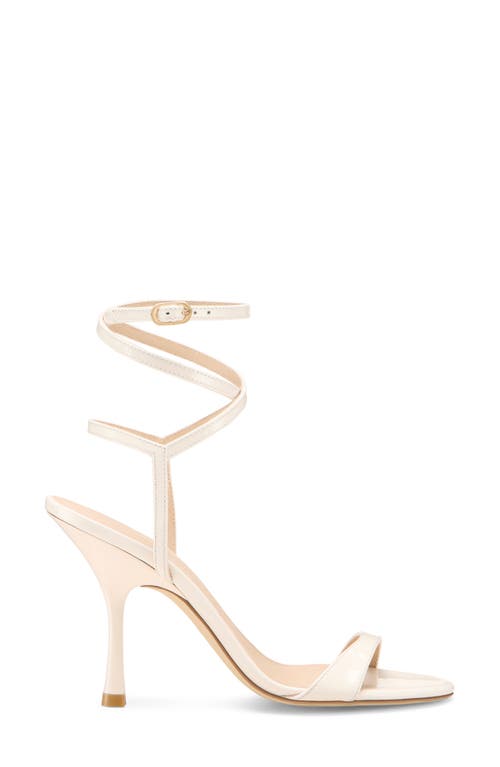 Stuart Weitzman Nudist Wrap Sandal In White