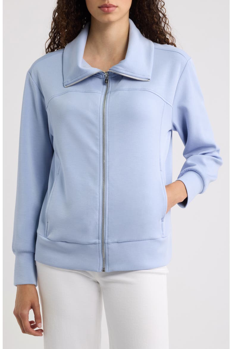 Palm Voyage Zip-Up Sweatshirt Jacket, Alternate, color, EVERTIDE