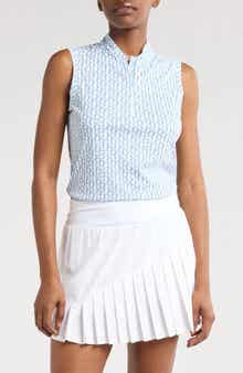 Swannies Kimmie Sleeveless Performance Quarter Zip Top