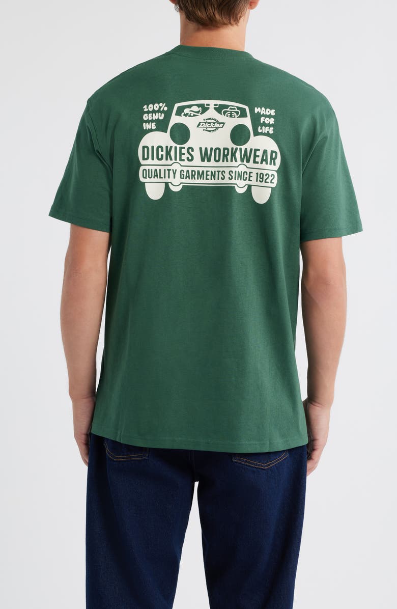 Dickies Gordonsville Logo Graphic T-Shirt, Alternate, color, Pine Needle Green