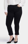 NYDJ Sheri Cheetah Cuff Ankle Slim Jeans