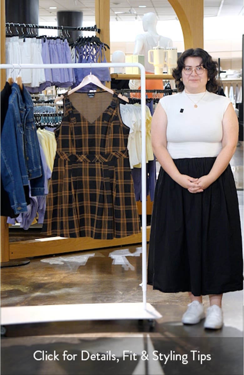 Miss Molly Sleeveless Plaid Minidress, sales video thumbnail