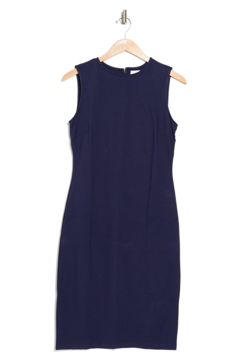 Essential Sheath Dress, Alternate, color, NAVY PEACOAT