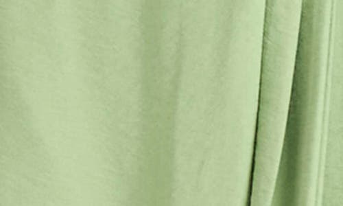 Maggy London Draped Midi Dress In Green Eyes