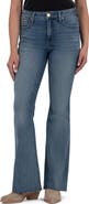 KUT from the Kloth Stella High Waist Raw Hem Flare Jeans