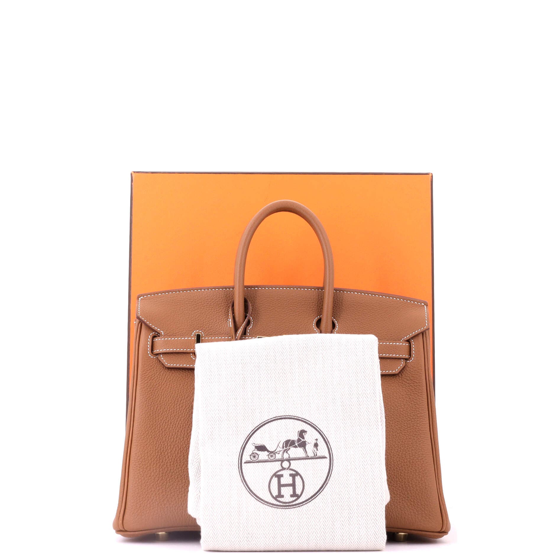 Birkin Handbag Brown Togo With Gold Hardware 25, Alternate, color, Metallic Gold