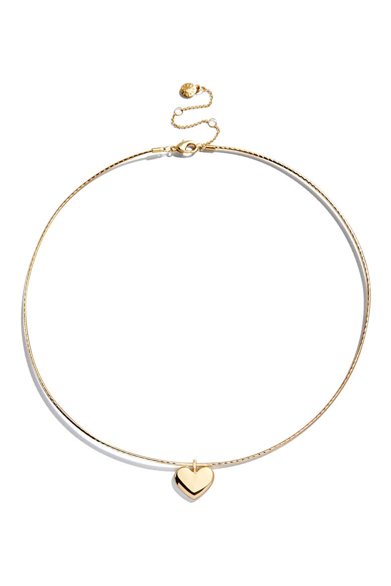 Jelane Heart Pendant Necklace, Main, color, GOLD