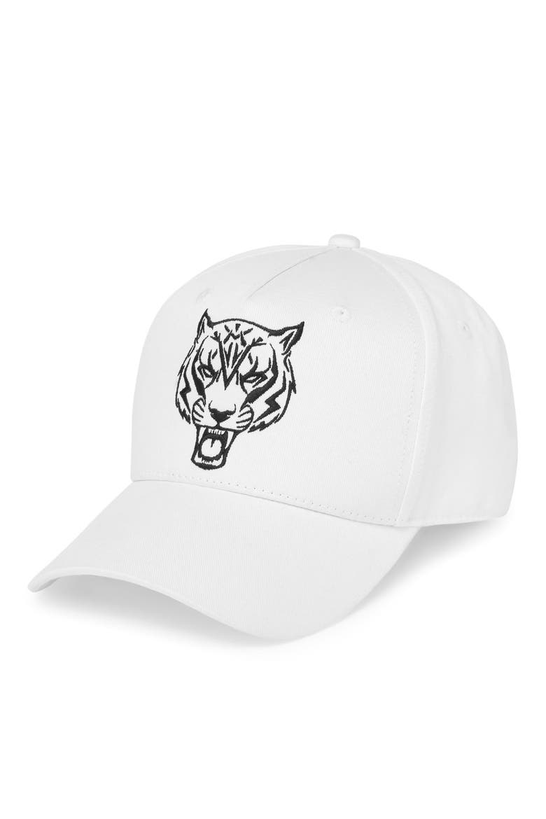 Baseball Cap Tiger Unisex, Main, color, white
