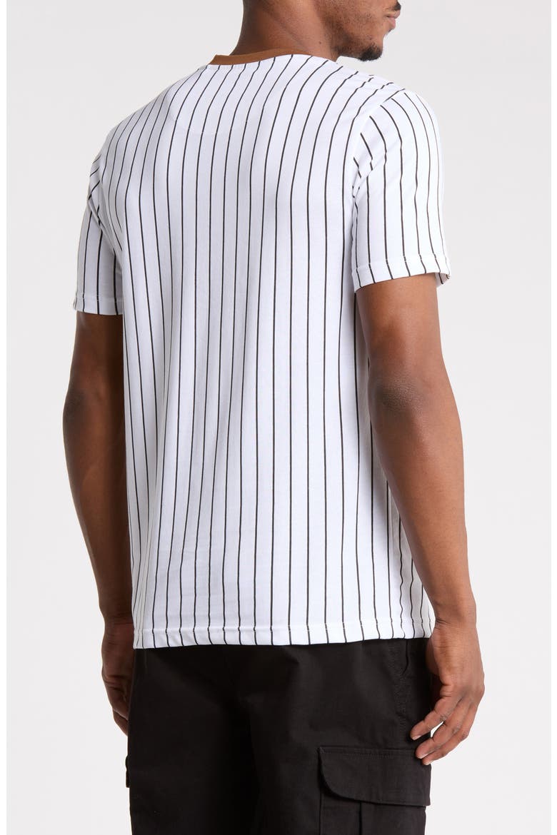 Stripe Crewneck T-Shirt, Alternate, color, WHITE