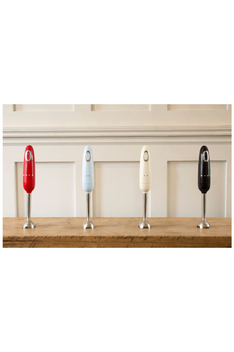 '50s Retro Style Hand Blender with Accessories, Alternate, color, BLACK