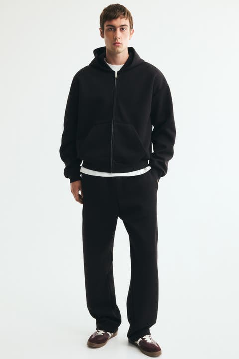 Relaxed-Fit Interlock Sweatpants