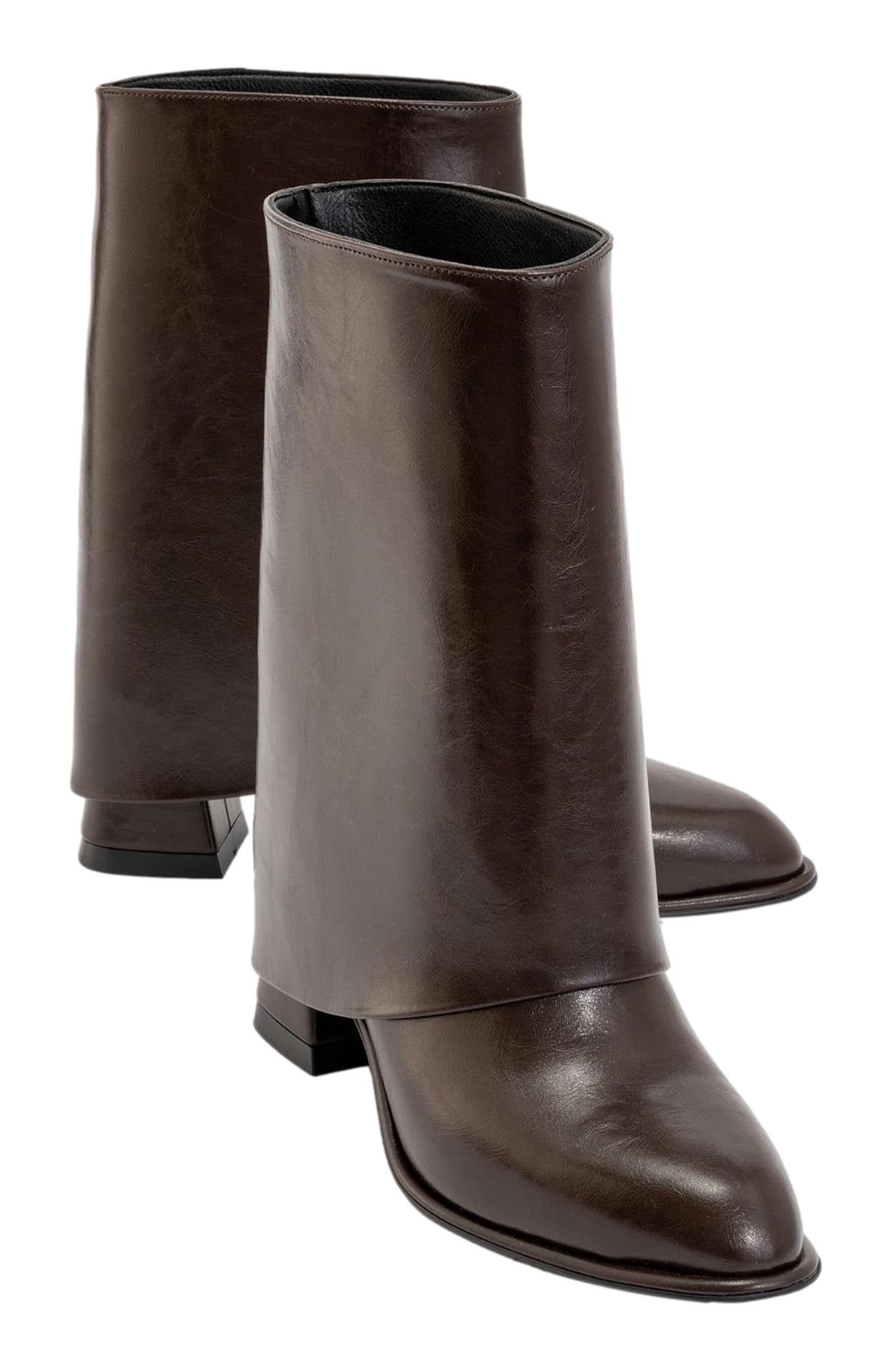  Brown Faux Leather