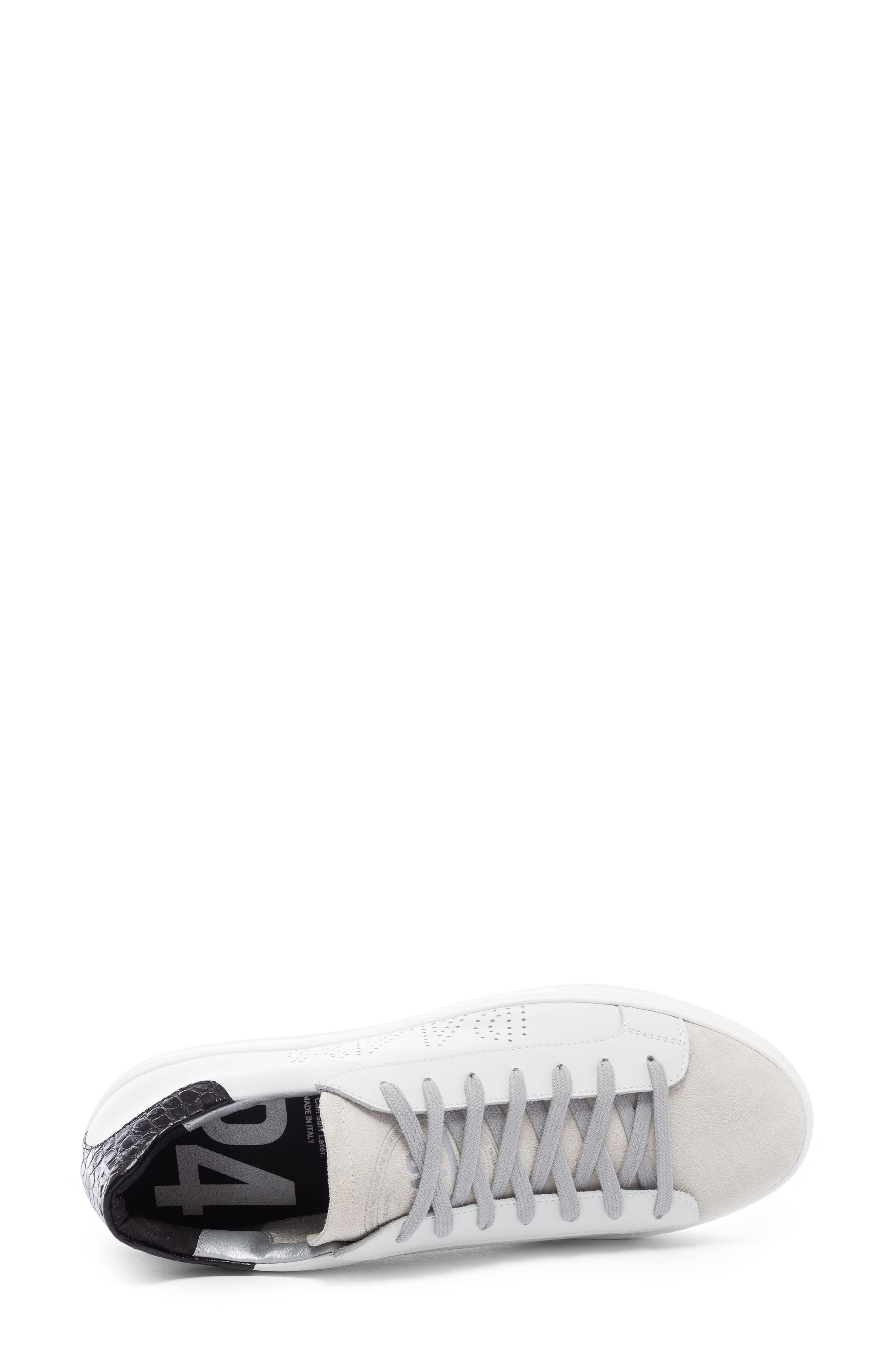 Thea Sneaker, Alternate, color, WHITE-BLACK