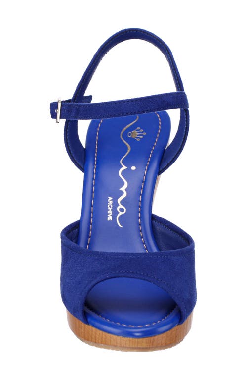 Nina Rock Sandal In Lapiz Blue
