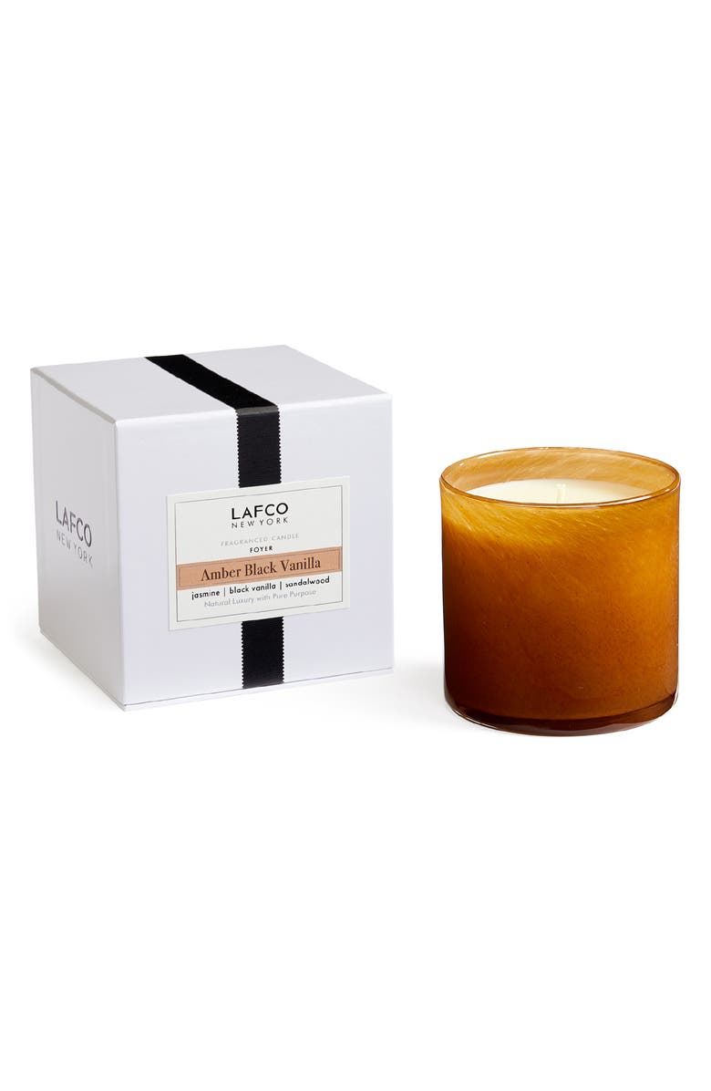 Lafco 'Amber Black Vanilla - Foyer' Candle, Alternate, color, 
