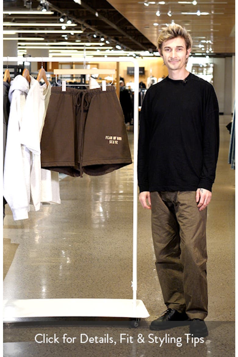 Cotton Blend Heavy Fleece Soccer Sweat Shorts video