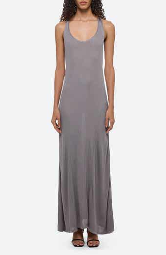 Rib Twist Back Maxi Dress