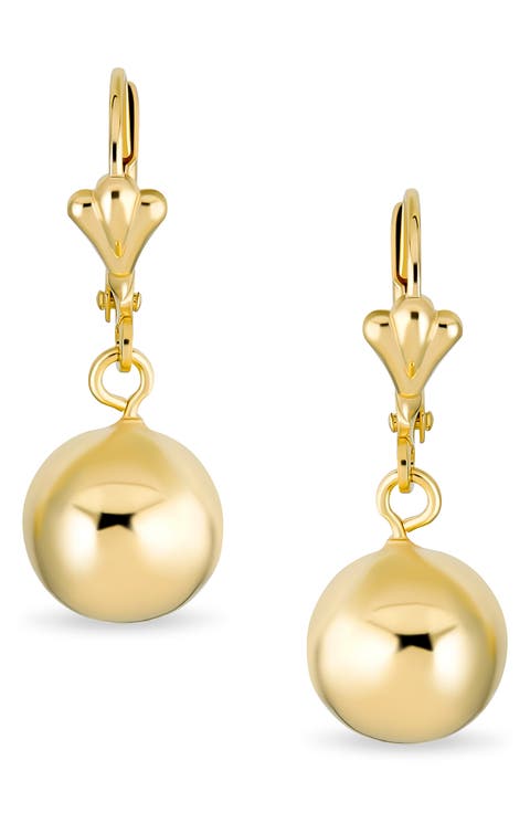 Classic Elegant Simple Round Drop Earrings