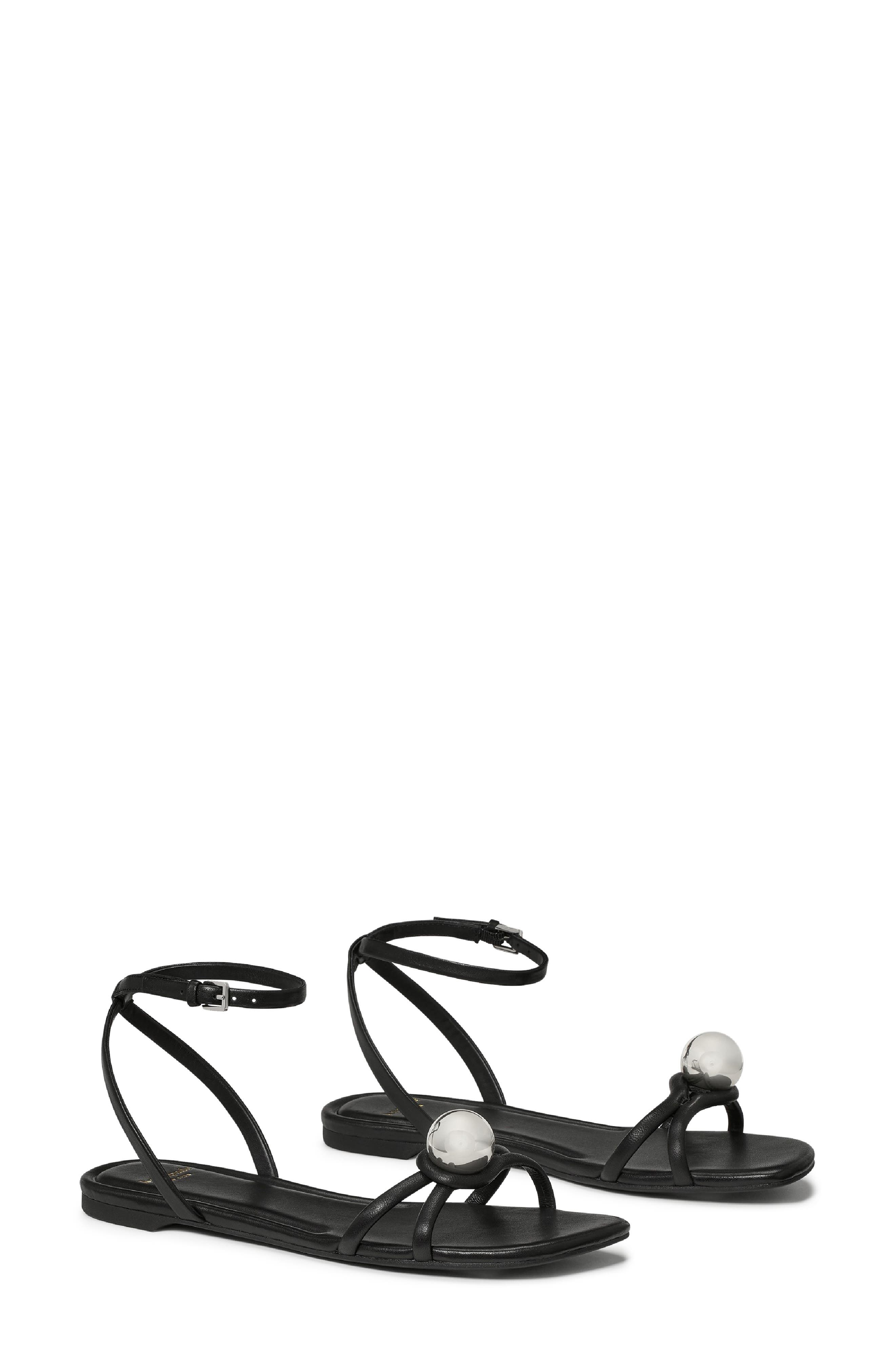 Kate Spade New York harmony ankle strap sandal, Alternate, color, Black