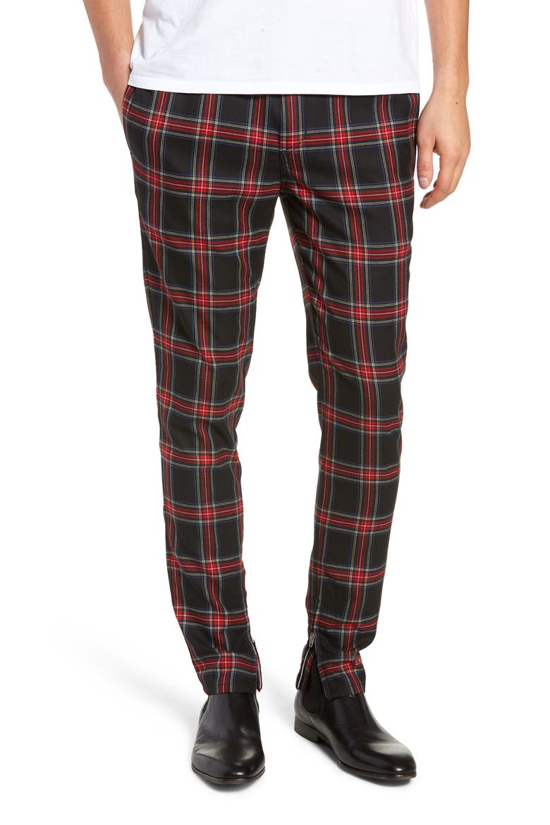 Tartan Unblockshot Chinos, Main, color, MULTI