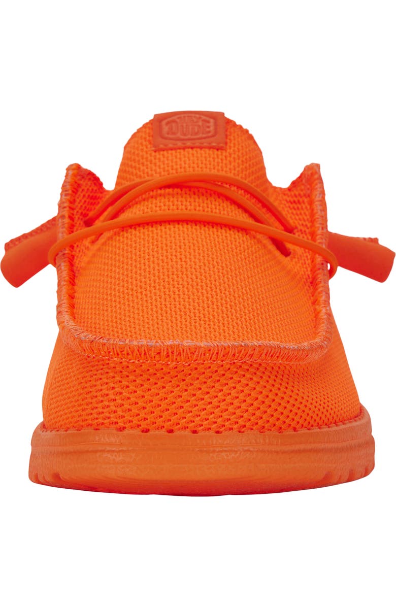Hey Dude Wally Funk Mono Nora Slip-On Shoe, Alternate, color, Neon Orange
