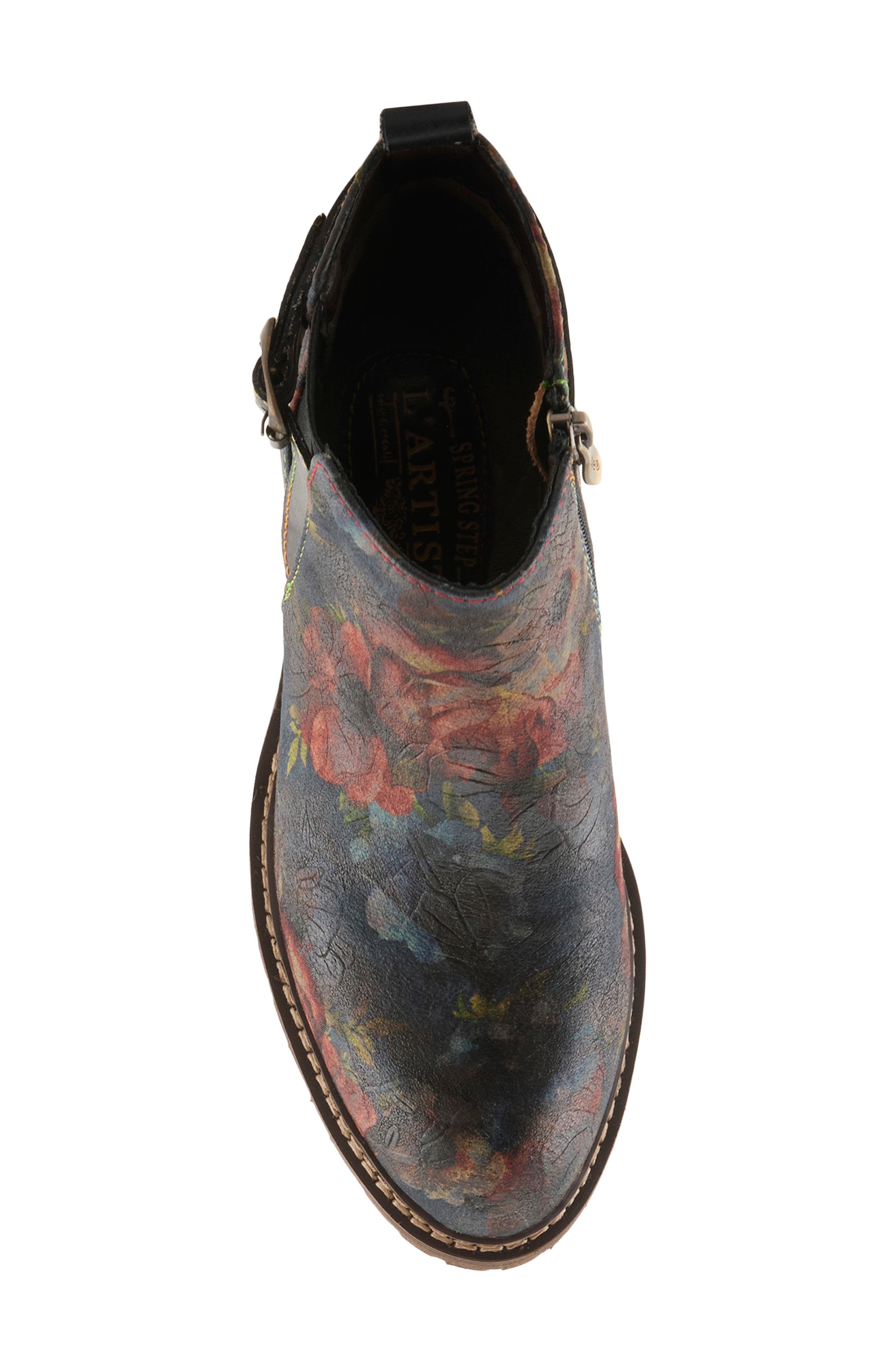 L'Artiste by Spring Step Farruko Bootie, Alternate, color, Navy Multi