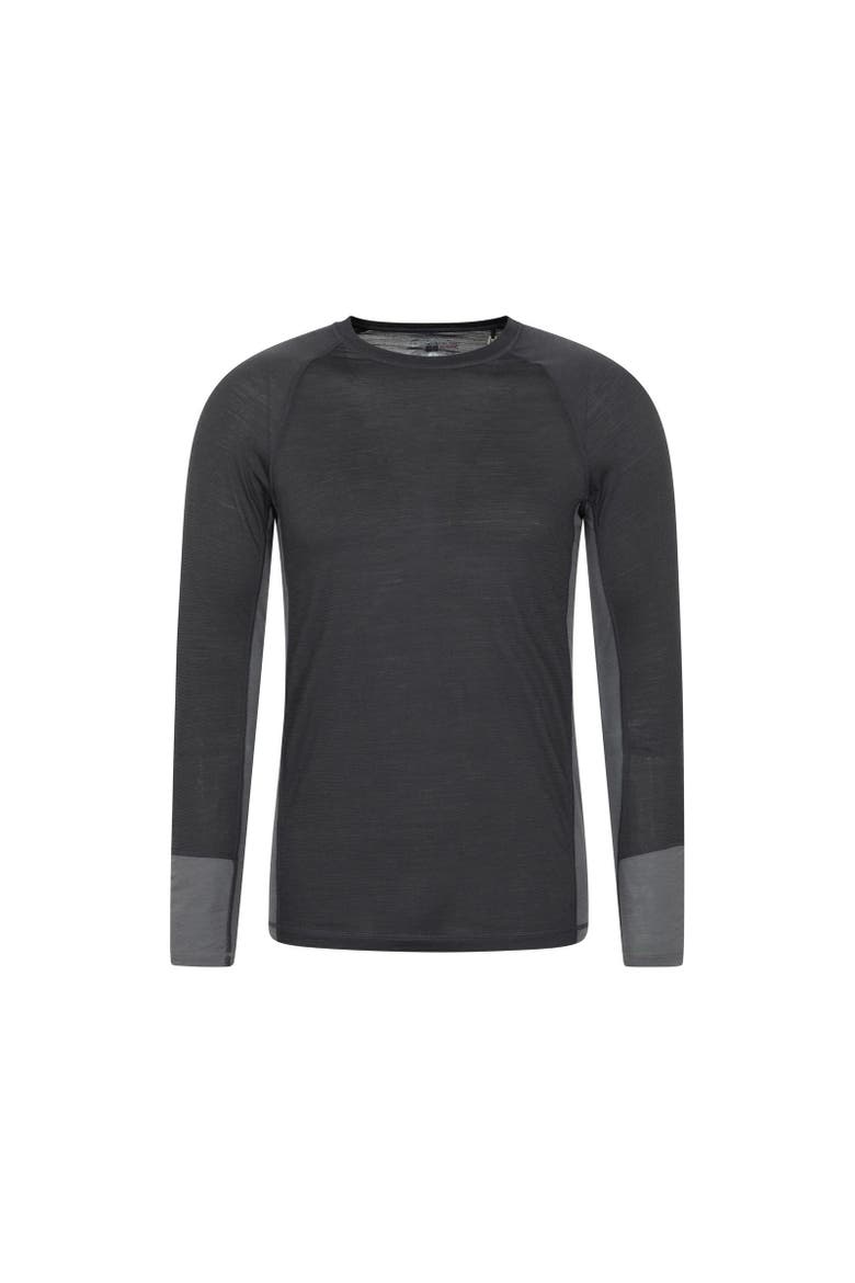 Long-sleeved Base Layer Top, Main, color, Charcoal
