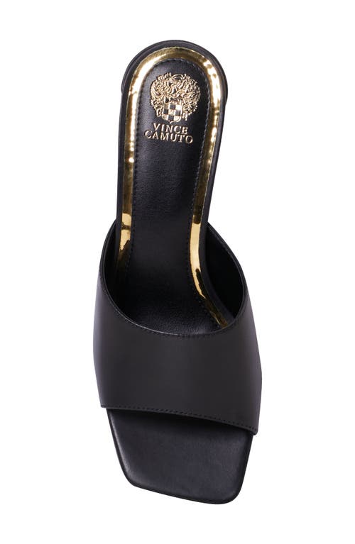 Vince Camuto Sacha Slide Sandal In Black Nappa