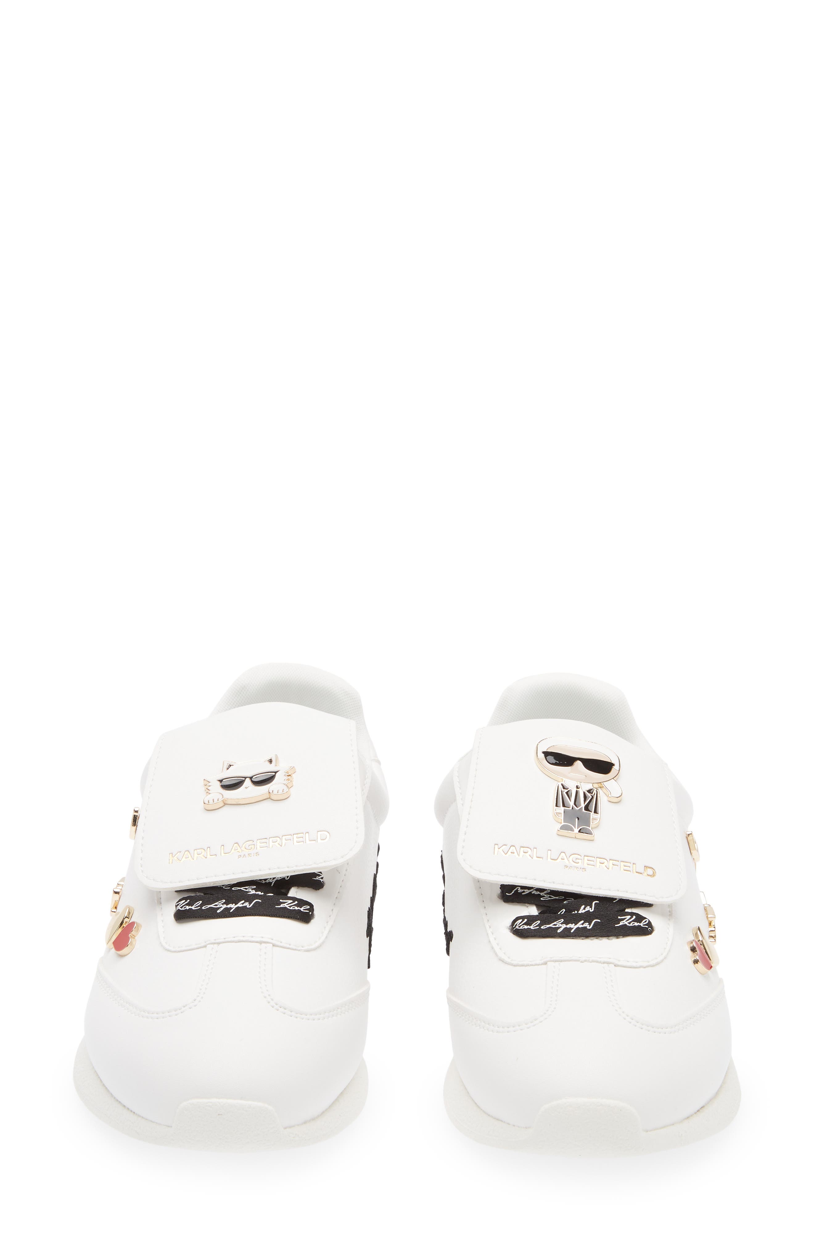 KARL LAGERFELD PARIS Margey Sneaker, Alternate, color, Bright White