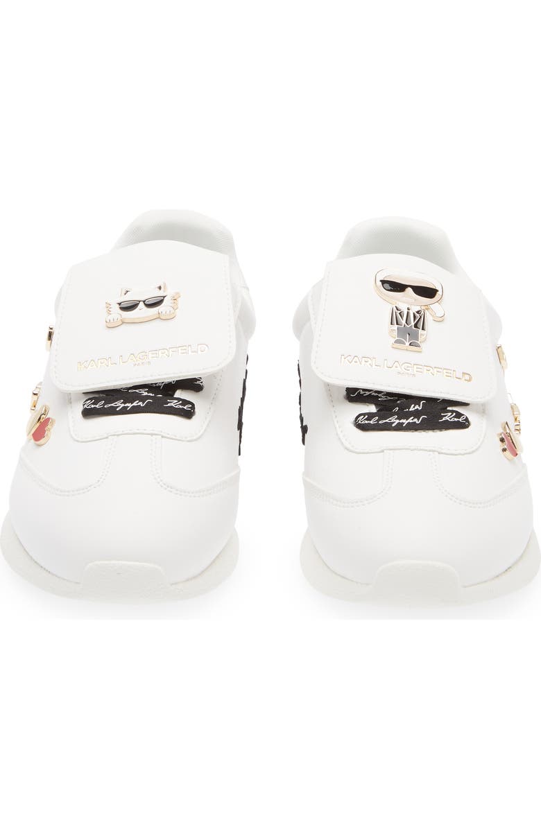 KARL LAGERFELD PARIS Margey Sneaker, Alternate, color, Bright White