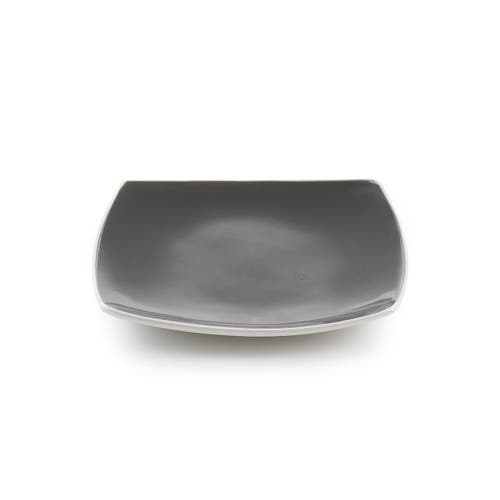 Gibson Elite 16 Piece Stoneware Dinnerware Set In Gray