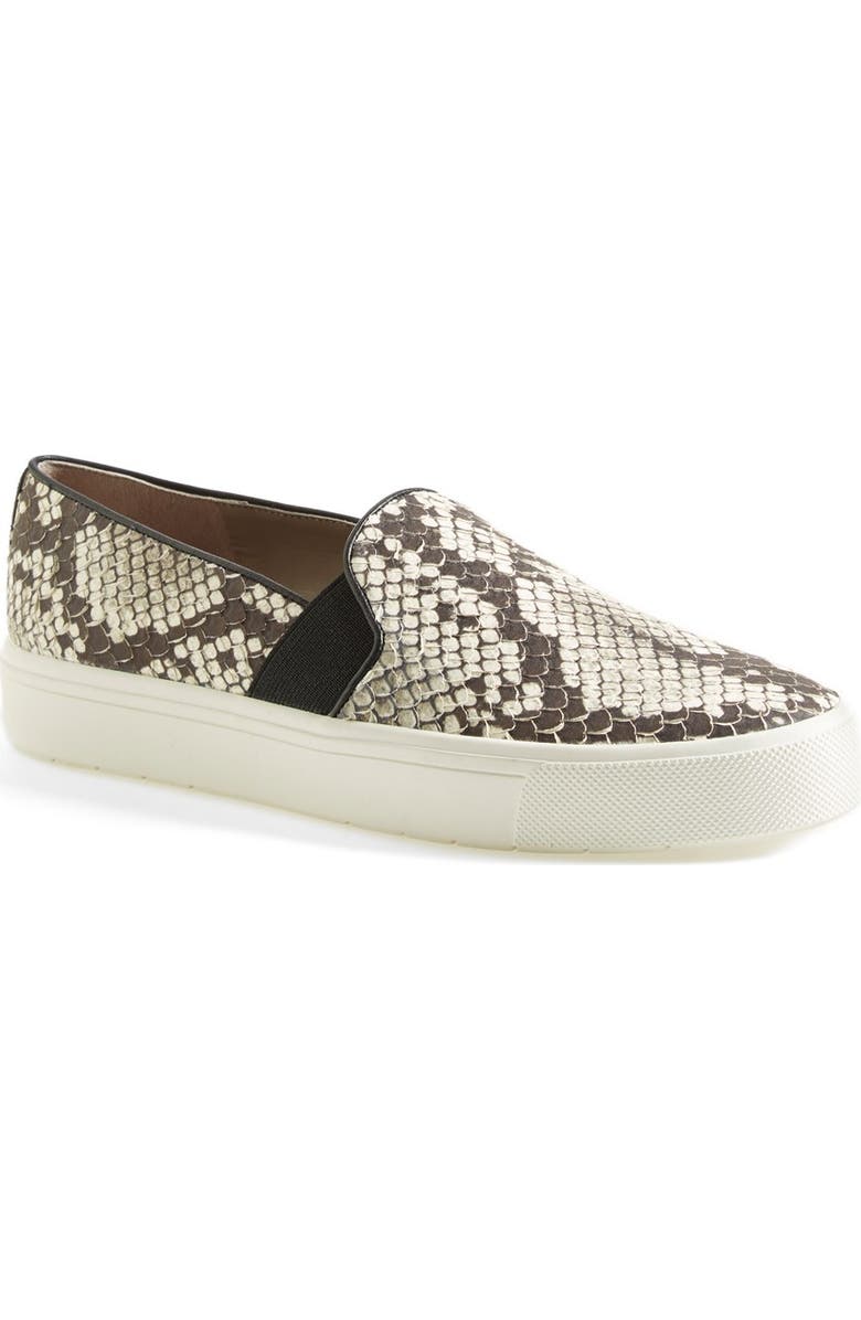 Vince 'Berlin' Slip-On Python Embossed Leather Sneaker, Main, color,