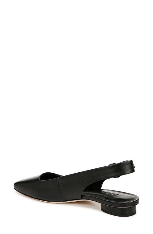 Vince Brody Slingback Flat In Black