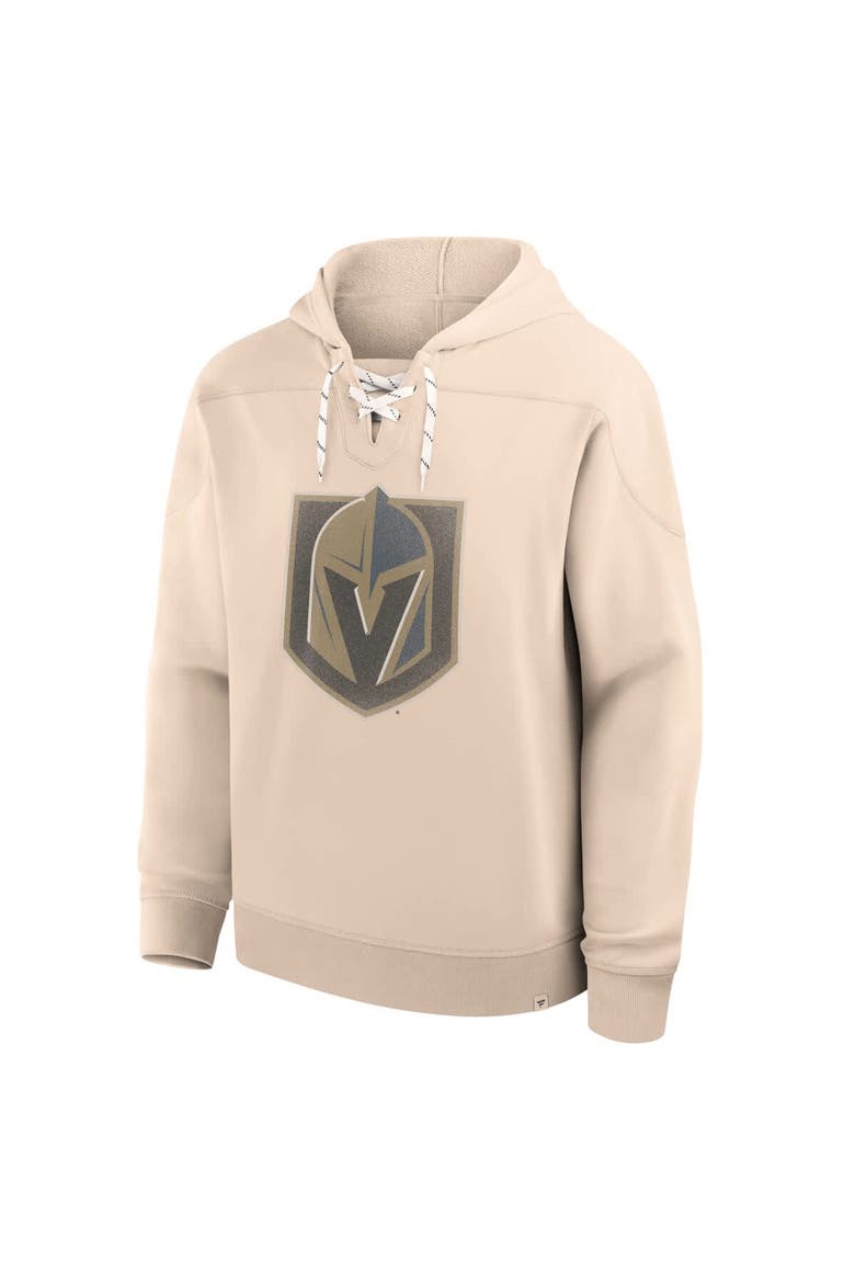 Men's Fanatics Cream Vegas Golden Knights Vintage Hoodie, Alternate, color, Cream