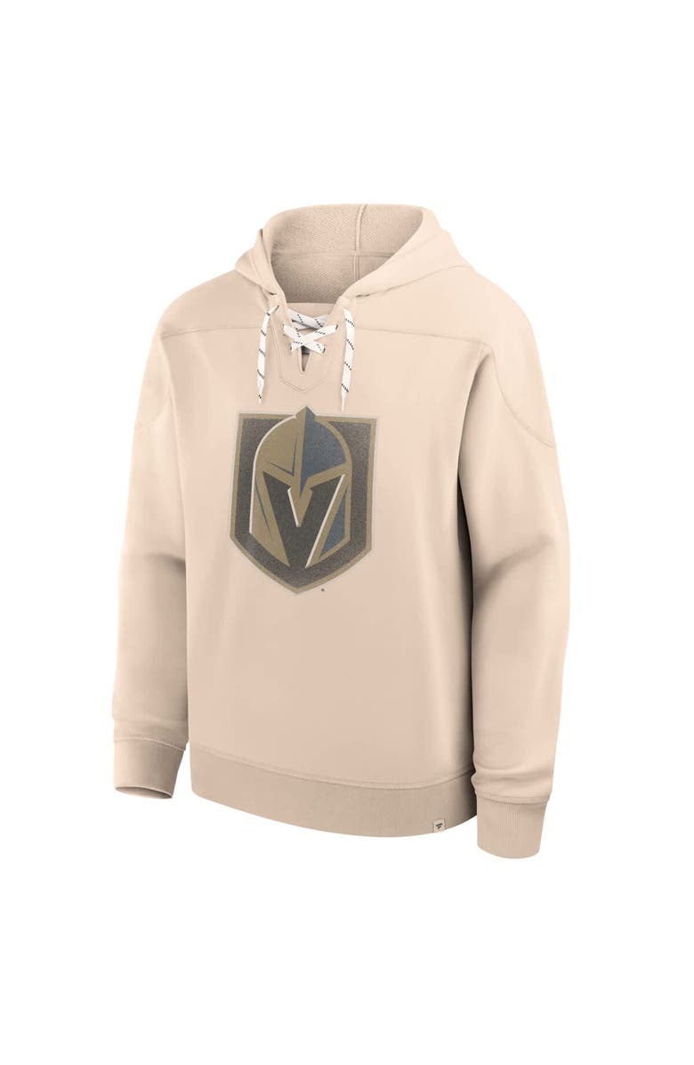 FANATICS Men's Fanatics Cream Vegas Golden Knights Vintage Hoodie, Alternate, color, Cream