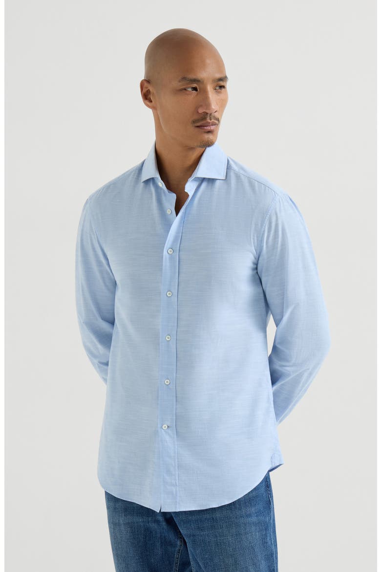 Oxford shirt, Main, color, Azure