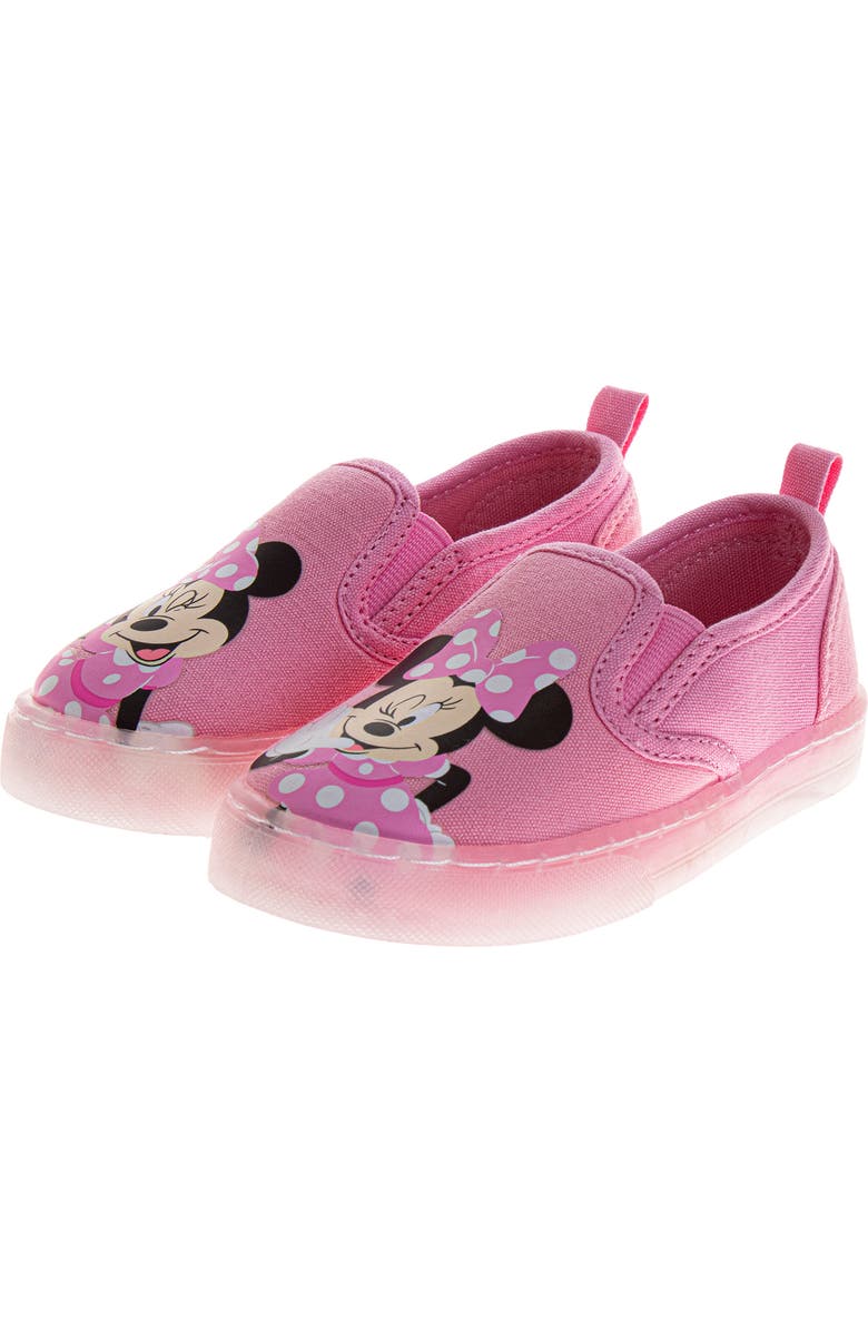 JOSMO x Disney<sup>®</sup> Kids' Minnie Mouse Mismatched Slip-On Sneaker, Alternate, color,