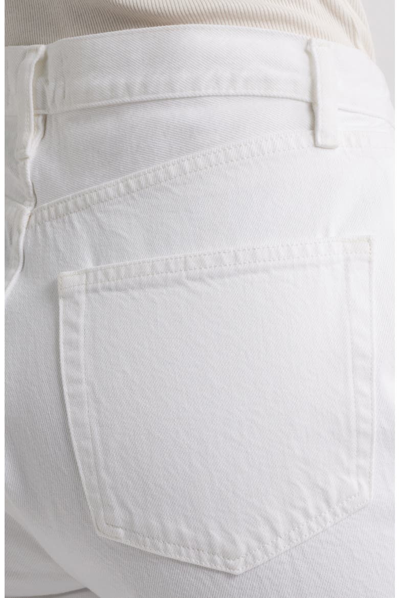 The Vertical High Waist Relaxed Straight Leg Jeans, Alternate, color, WHITE