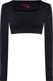 PCFG Free Heaven Long Sleeve Crop Top