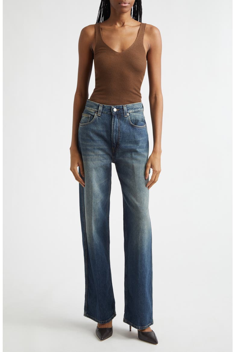 Winona Straight Leg Jeans, Alternate, color, INTENSE BLUE