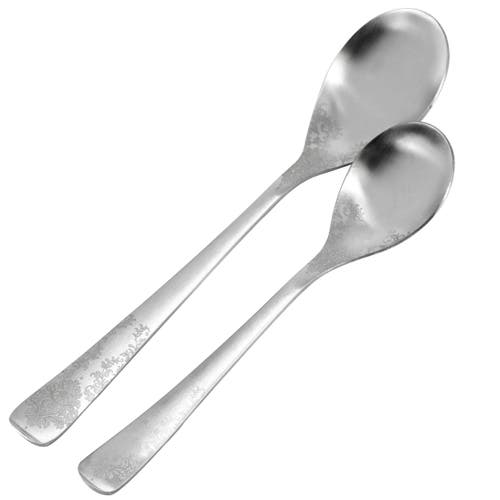 Gibson Home Bishop Hill 20 Piece Stainless Steel Floral Flatware Set In Silver