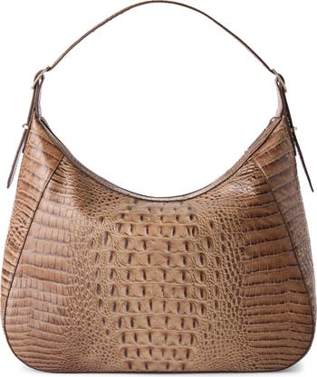 Brahmin Edie Croc Embossed Leather Shoulder Bag Nordstrom